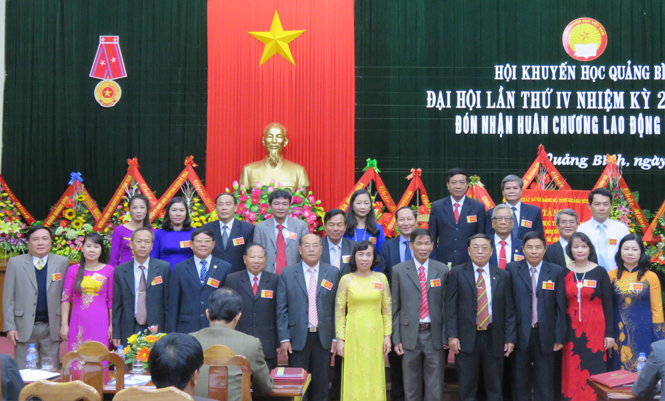 Ban chấp hành Hội Khuyến học tỉnh nhiệm kỳ 2015-2020.