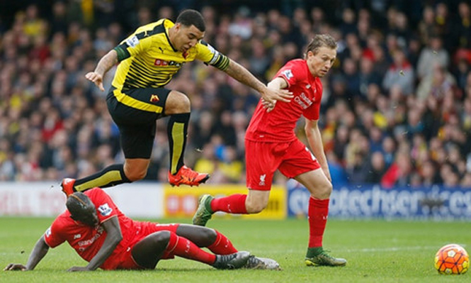  Liverpool nhận trận thua thảm hại trước Watford. (Ảnh: AP)