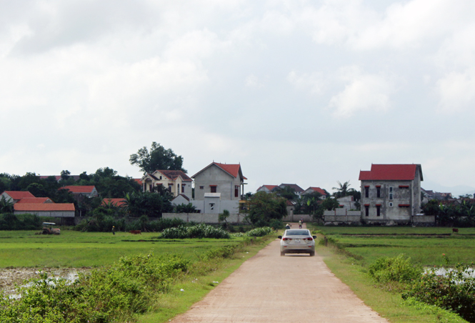 Diện mạo Vĩnh Ninh ngày càng đổi mới khang trang.