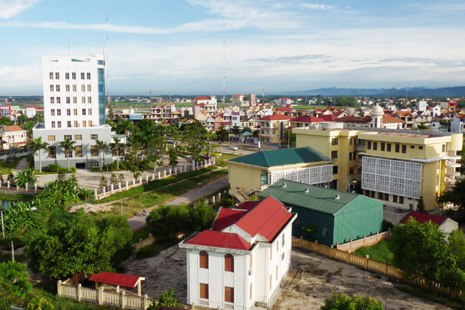 Diện mạo phường Nam Lý ngày một khởi sắc. Ảnh: T.H