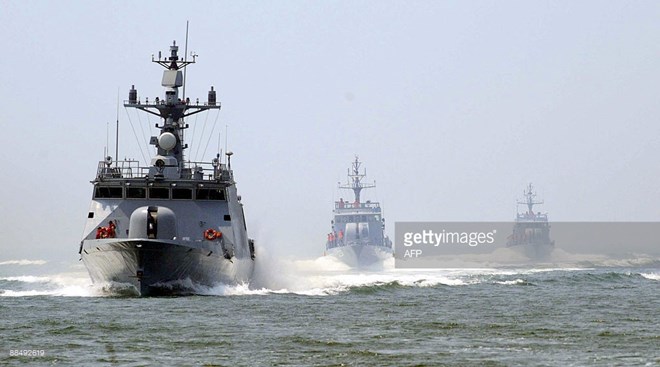 Tàu thuộc lớp Yoon Young-ha. (Nguồn: Getty Images)