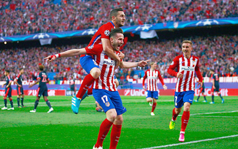 Atletico sáng cửa vào chung kết (Ảnh: Getty).