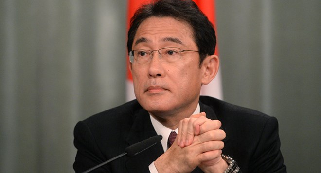 Bộ trưởng Ngoại giao Nhật Bản Fumio Kishida. (Nguồn: sputniknews.com)