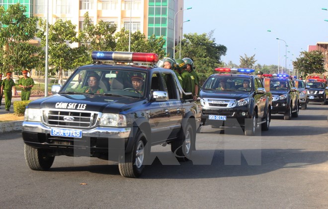 Lực lượng cảnh sát ra quân đợt cao điểm tấn công trấn áp tội phạm. (Ảnh minh họa. (Nguồn: TTXVN)