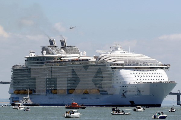 Siêu du thuyền Harmony of the Seas. (Nguồn: EPA/TTXVN)