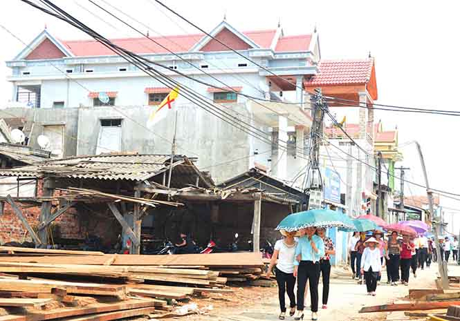 Thôn Văn Phú, xã Quảng Văn hôm nay. Ảnh: T.H