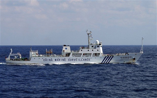 Tàu Hải giám Trung Quốc. (Nguồn: Telegraph)