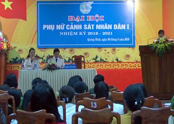 Đại hội phụ nữ khối CSND 1 nhiệm kỳ 2016-2021.