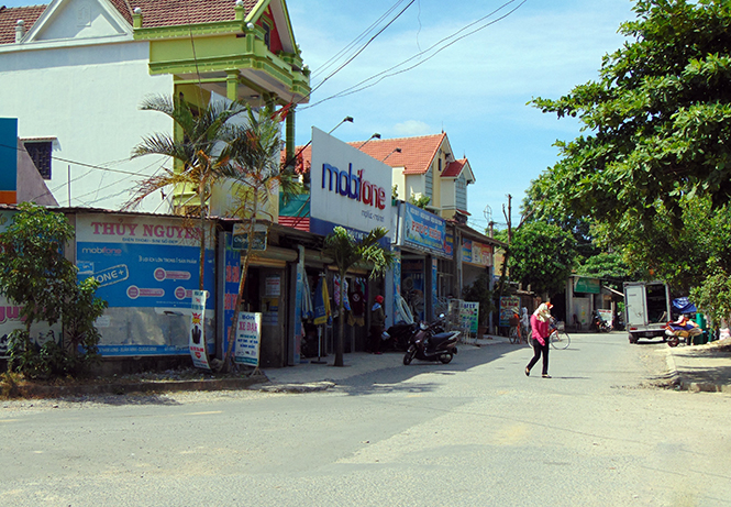 Diện mạo xã Xuân Ninh ngày càng khởi sắc.