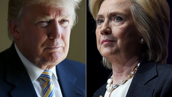Hai ứng cử viên hàng đầu Hillary Clinton và Donald Trump. (Nguồn: ABC)