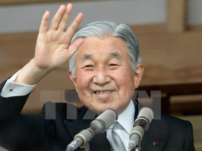 Nhật hoàng Akihito. (Nguồn: AFP/TTXVN)