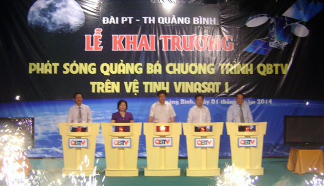 Khai trương phát sóng quảng bá chương trình QBTV trên vệ tinh Vinasat 1.