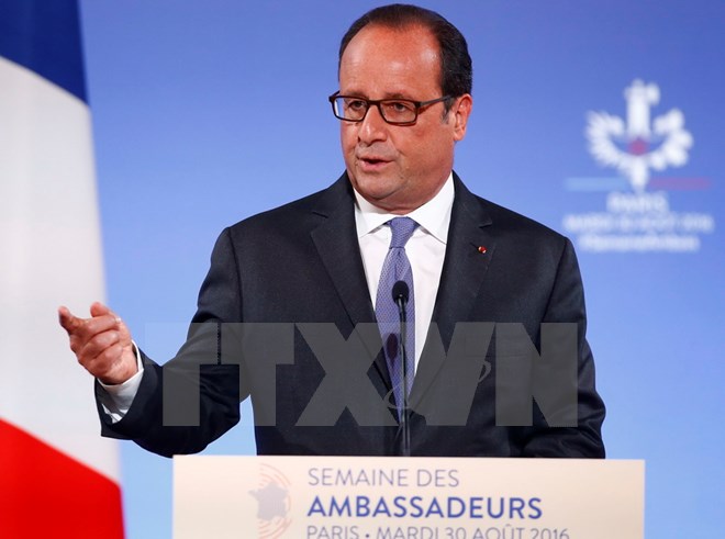 Tổng thống Pháp Francois Hollande. (Nguồn: EPA/TTXVN)