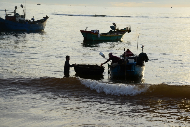 Những con thuyền ra khơi nhưng không có hải sản