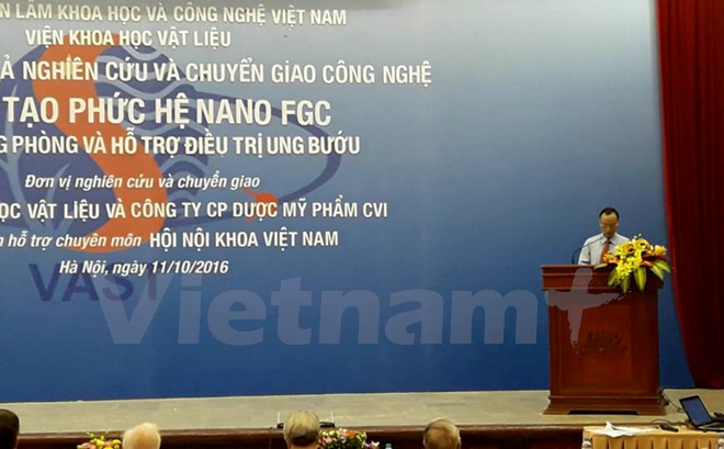 Hình ảnh tại buổi lễ công bố nghiên cứu. (Ảnh: PV/Vietnam+)