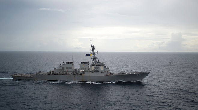 Tàu khu trục Mỹ USS Decatur.