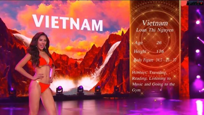  Thí sinh Việt Nam rất tự tin trên sàn diễn