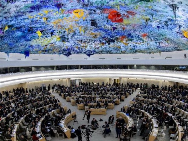 Một phiên họp của Hội đồng Nhân quyền Liên hợp quốc. (Nguồn: AFP)