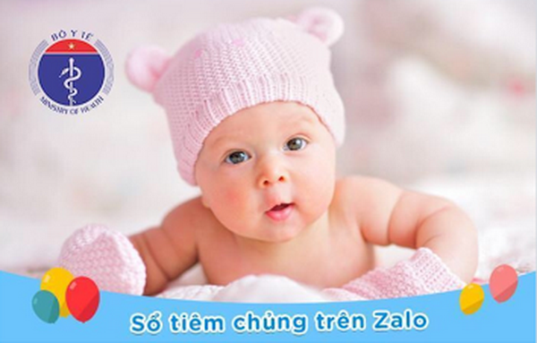 Giao diện dự án sổ tiêm chủng cho trẻ tại Zalo. (Ảnh chụp màn hình)