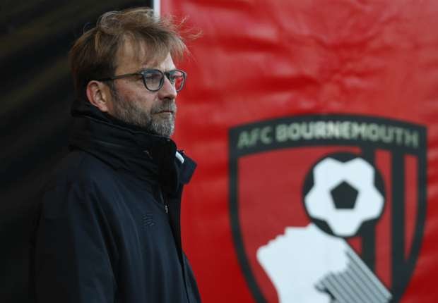  HLV  Klopp trong trận Liverpool thua  Bournemouth 3-4. Ảnh: GETTY IMAGES