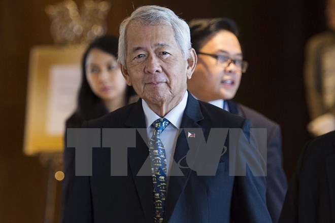 Ngoại trưởng Philippines Perfecto Yasay. (Nguồn: AFP/TTXVN)