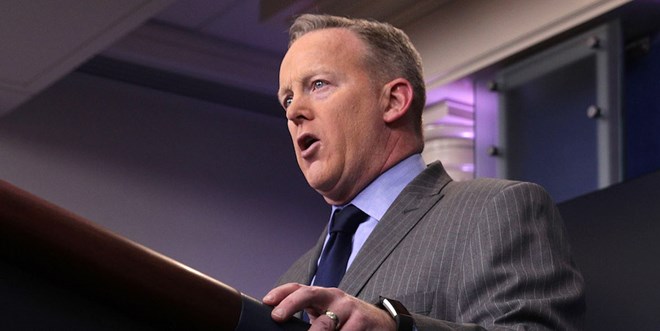 Người phát ngôn Nhà Trắng, ông Sean Spicer. (Nguồn: Getty Images)
