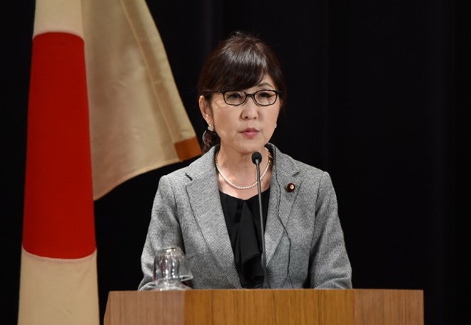 Bộ trưởng Quốc phòng Nhật Bản Tomomi Inada. (Nguồn: AFP)