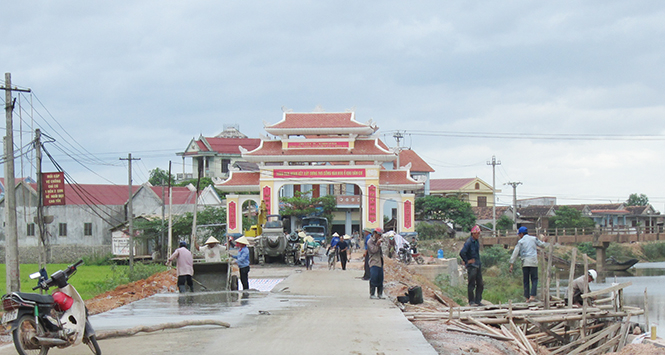 Phong trào chung tay xây dựng nông thôn mới đang ngày càng thu được nhiều kết quả đáng ghi nhận, góp phần làm thay đổi đáng kể diện mạo các địa phương.