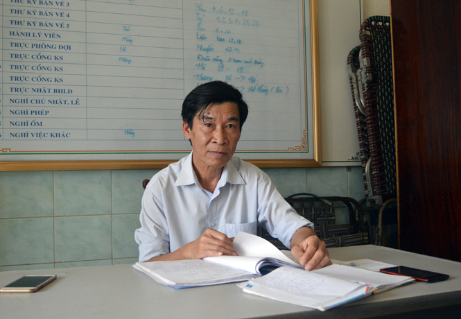 Ông Hoàng Thái từng nhiều lần trả lại đồ cho hành khách để quên trên tàu.