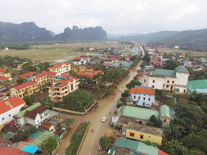 Thị trấn Quy Đạt hôm nay.