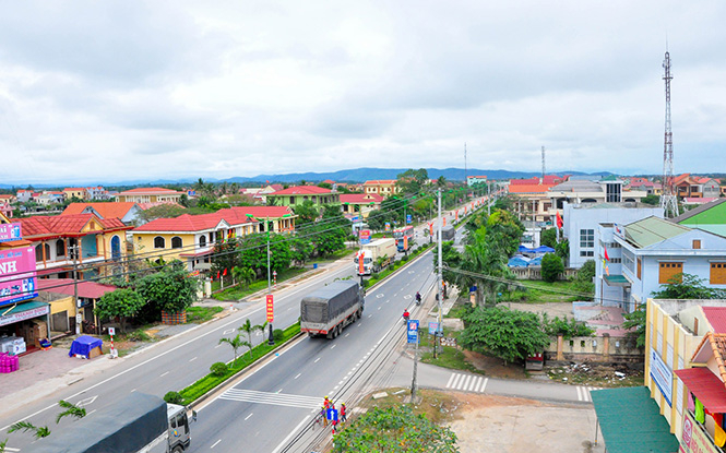 Hạ tầng đô thị được đầu tư cơ bản.