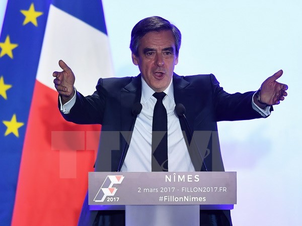 Ứng cử viên Francois Fillon. (Ảnh: AFP/TTXVN)
