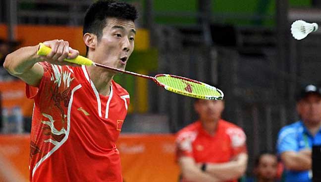  Chen Long bất ngờ chia tay Giải cầu lông toàn Anh 2017. Ảnh: FREEMALAYSIA