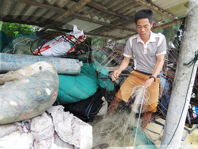 Bị lừa XKLĐ những ngư dân như anh Thân đang lâm vào cảnh khó khăn.