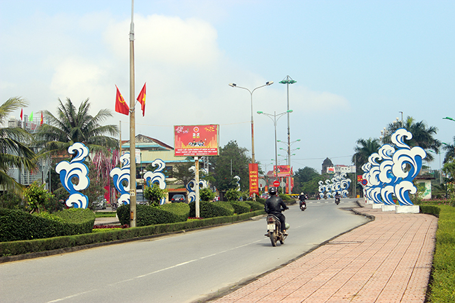 Nét đẹp đường phố.      Ảnh: T.H