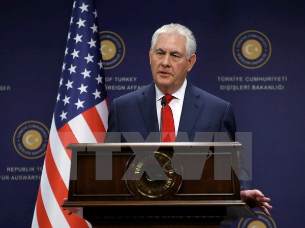 Ngoại trưởng Mỹ Rex Tillerson. (Nguồn: EPA/TTXVN)