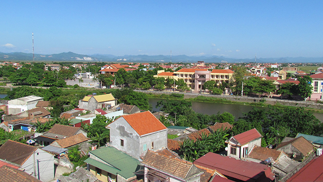 Thị trấn Kiến Giang không ngừng khởi sắc.