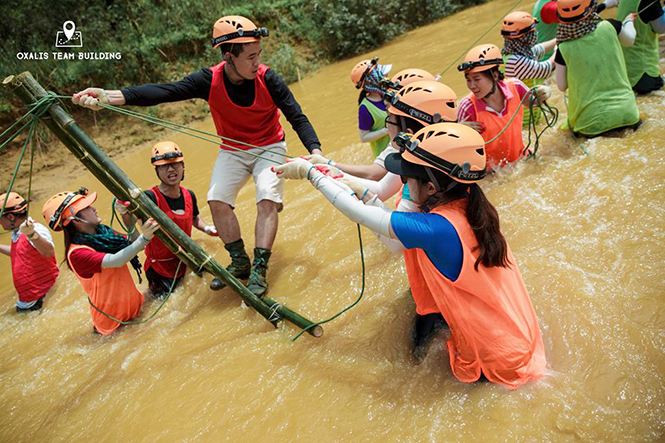  Teambuilding đòi hỏi sự phối hợp, đồng sức, đồng lòng giữa các thành viên trong đội.