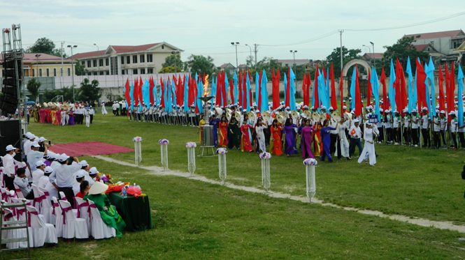  Chương trình diễu hành biểu dương lực lượng tại Đại hội