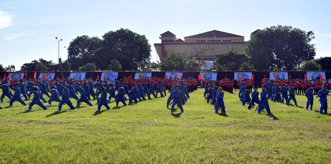 Màn biểu diễn võ thuật