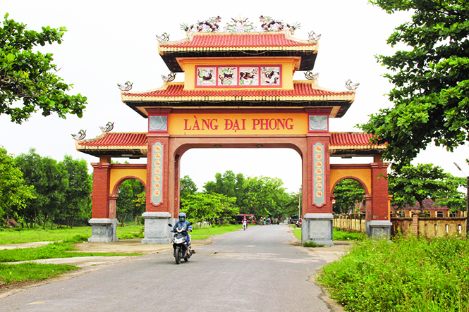 Một góc Đại Phong ngày nay.