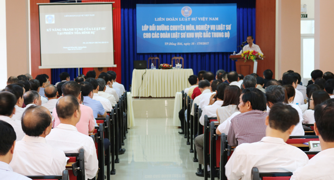  Lớp bồi dưỡng nhằm nâng cao kỹ năng, nghiệp vụ, chuyên môn cho các luật sư trong quá trình tham gia hoạt động hành nghề.