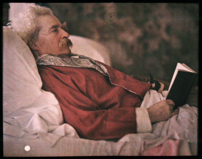 Nhà văn Mark Twain, năm 1908 - Ảnh: Alvin Langdon Coburn