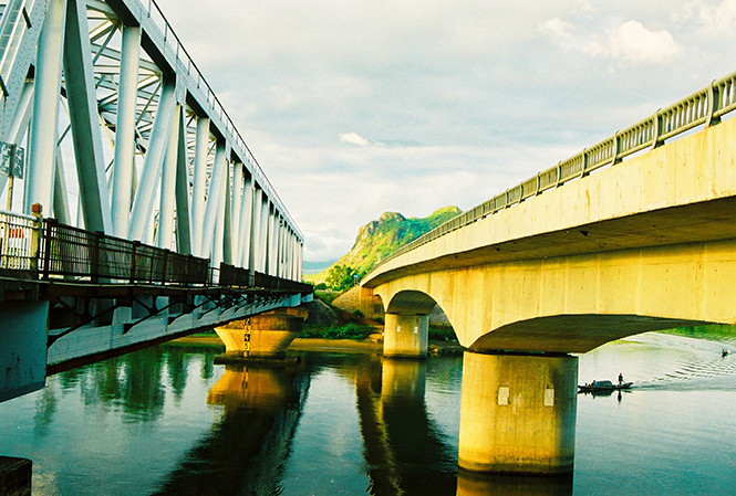  Bên dòng Long Đại.                                         Ảnh: T.H