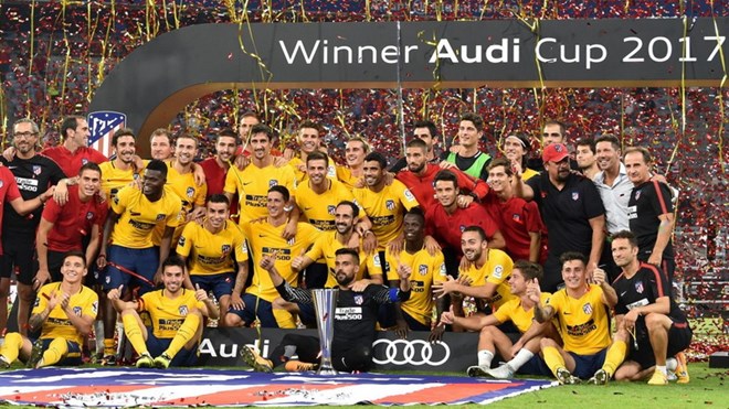 Atletico trở thành nhà vô địch mới của Audi Cup. (Nguồn: Getty Images)