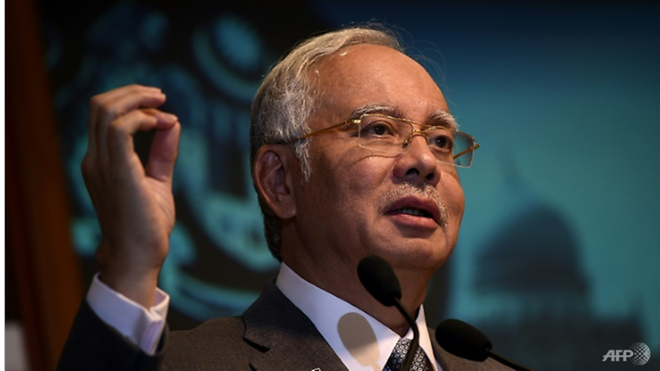 Thủ tướng Malaysia Najib Razak. (Nguồn: AFP)