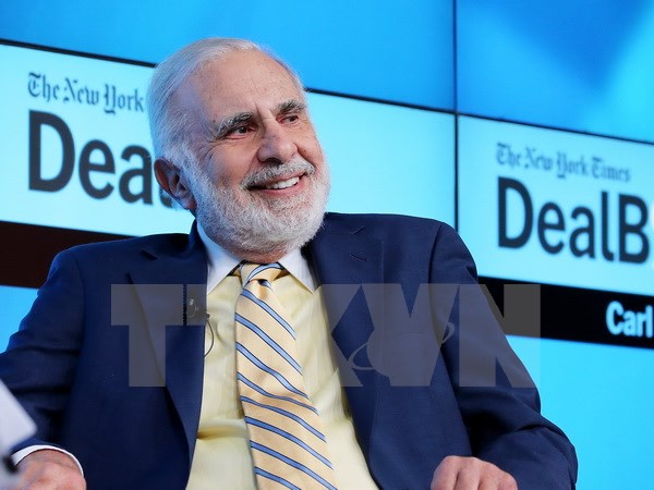 Ông Carl Icahn tại một hội thảo ở New York, Mỹ ngày 3-11-2015. (Nguồn: AFP/TTXVN)