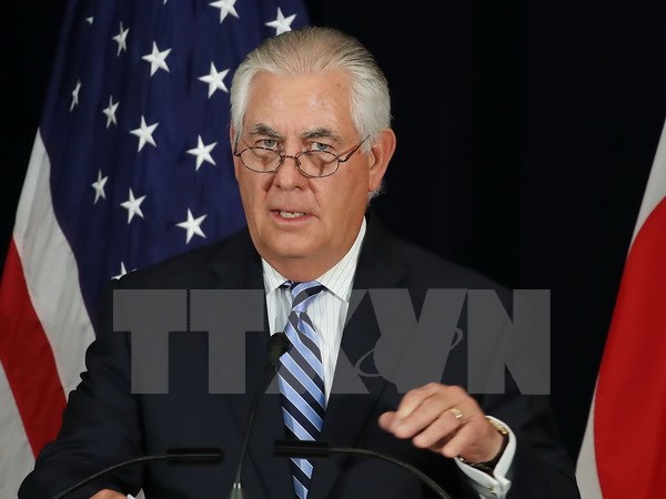 Ngoại trưởng Mỹ Rex Tillerson. (Ảnh: AFP/TTXVN)