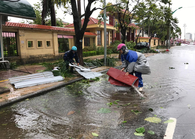 Trên địa bàn Quảng Bình đã có mưa rất to