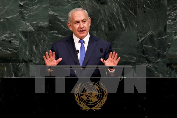 Thủ tướng Israel Benjamin Netanyahu. (Nguồn: THX/TTXVN)